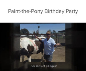 Pony Painting and Global Healing Event for Kids of all ages