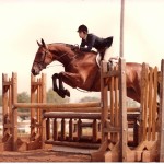 Sandy Rakowitz with Fiddlin' Around; NJHSA Jr. Working Hunter Champion